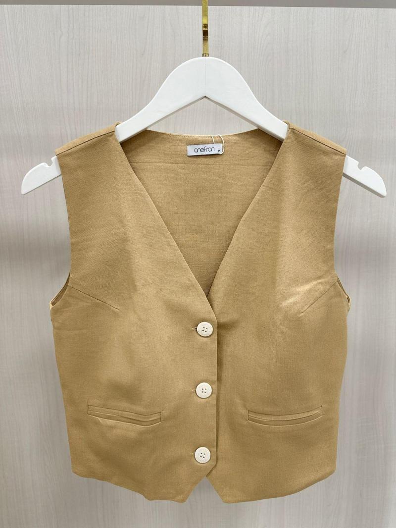 Colete Fran em Linho - Imagem 2